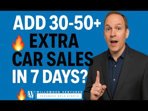 Unlock 30-50+ More Car Sales Weekly: Proven Facebook Event Method