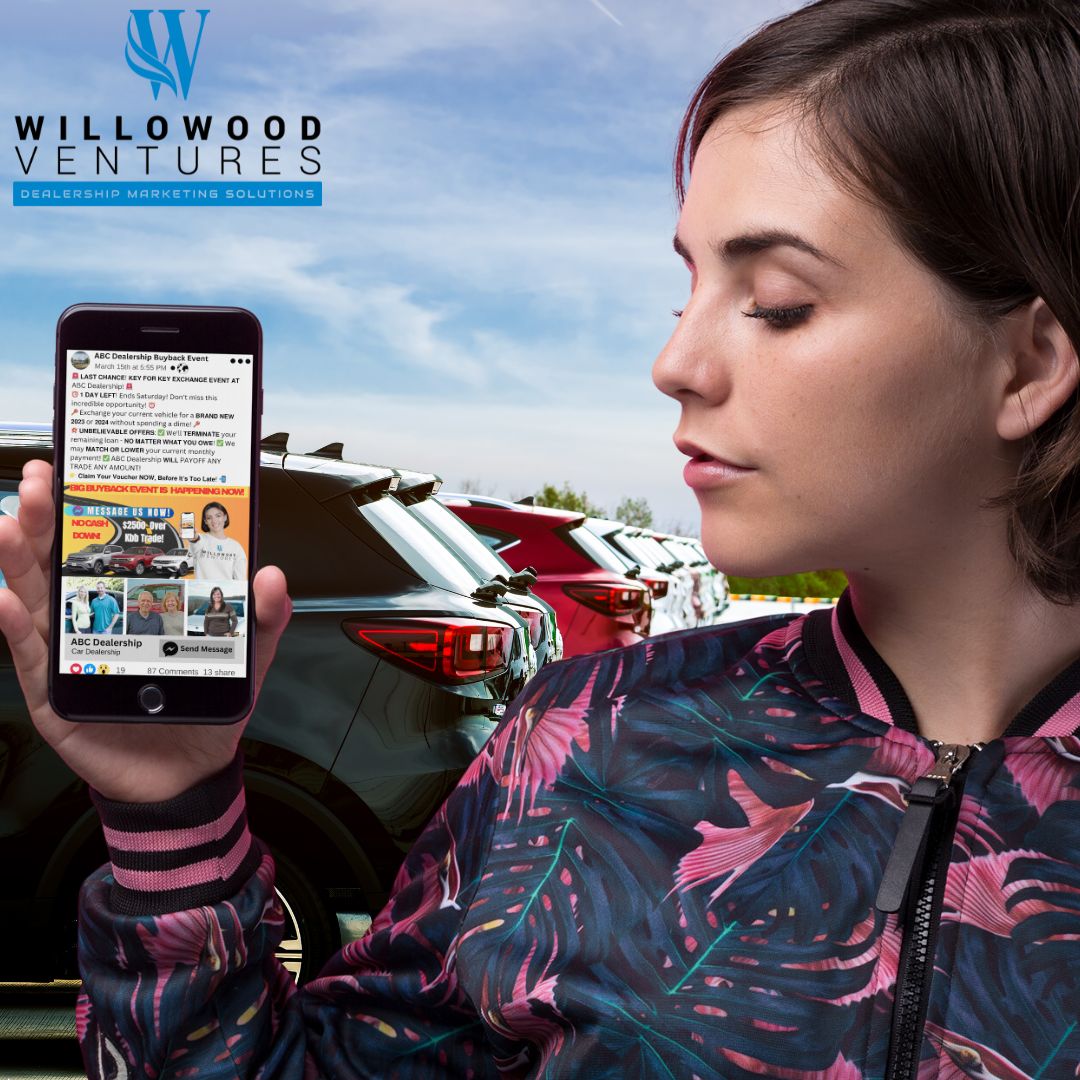 Facebook Promotions by Willowood Ventures the automotive experts!