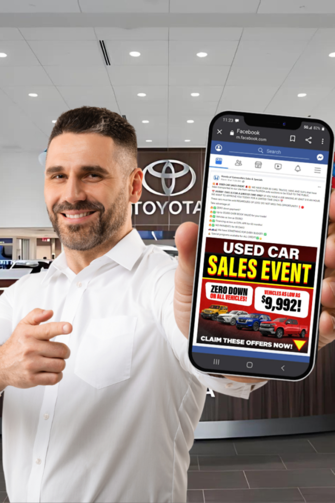 Facebook Ads For Car Dealers Are Absolute Gamechangers. Book Your Facebook Sales Event Today And Get Elite Auto Marketing