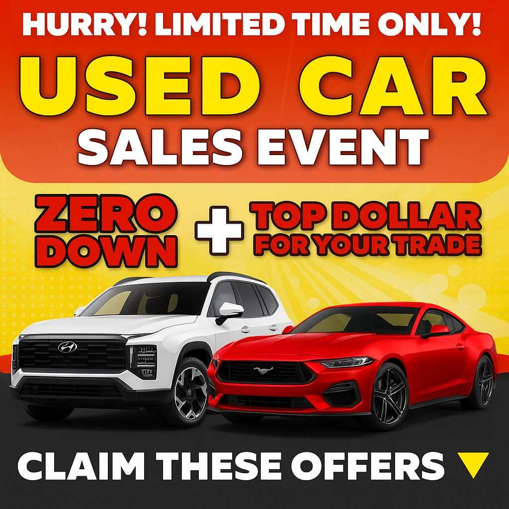 Used Car Sales Event