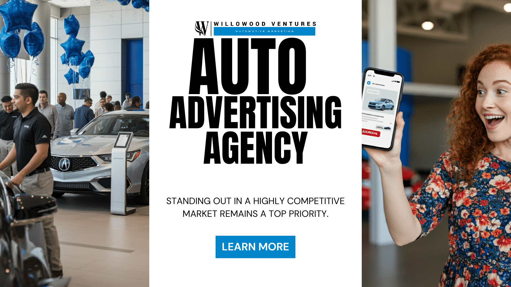 Willowood Ventures Auto Advertising Agency helping car dealerships stand out in a competitive market with digital marketing solutions.