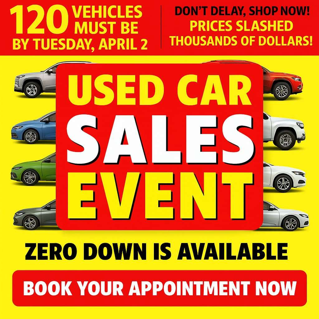 Used Car Sales Event